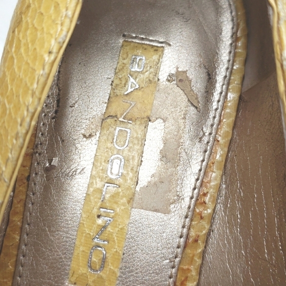 Bandolino MYLAH Faux Snakeskin Heels 6 - Picture 3 of 12